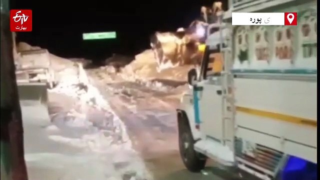 کشمیر میں تازہ برفباری، گریز بانڈی پورہ سڑک ٹریفک کے لیے بند
