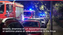 Milano, incendio al settimo piano di un palazzo: morta una donna