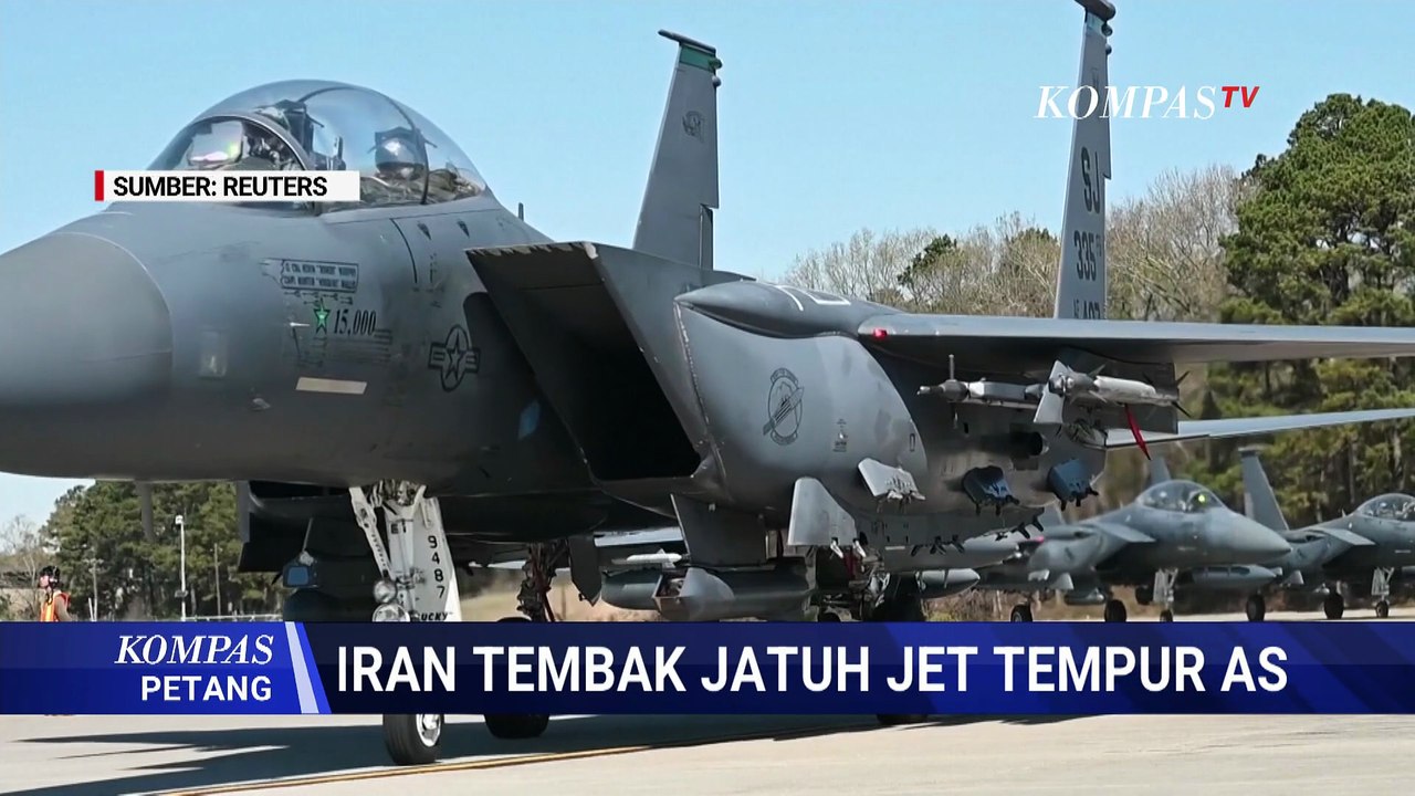 Iran Klaim Tembak Jatuh Pesawat Tempur F-35 Milik AS, Ini Rekamannya! | KOMPAS PETANG