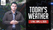 Today's Weather, 5 P.M. | Apr. 4, 2026