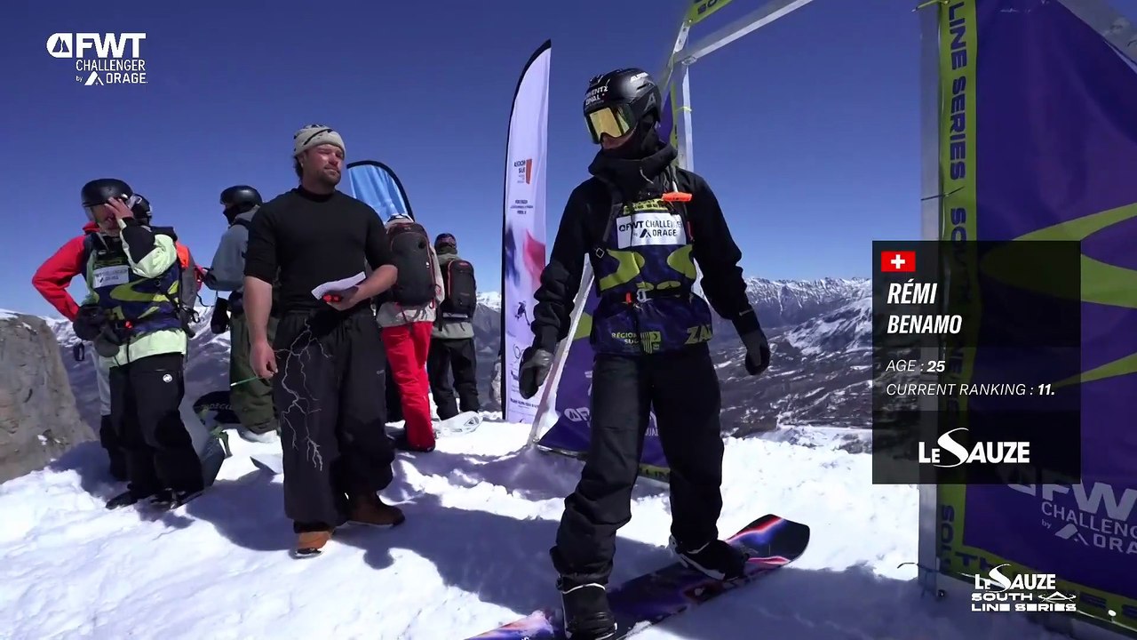 Snowboard Men Winning Run Rémi Benamo – 2026 South Line Series Le Sauze Challenger