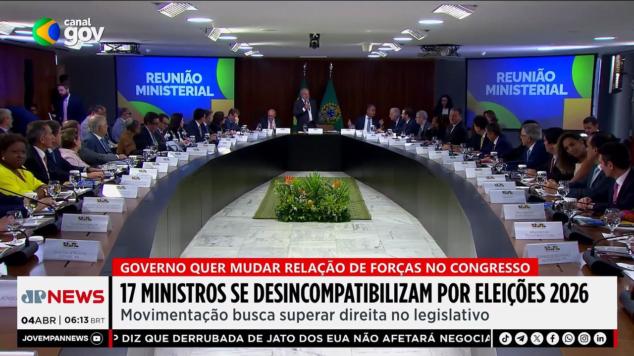 17 ministros de Lula deixam cargos para disputar eleições