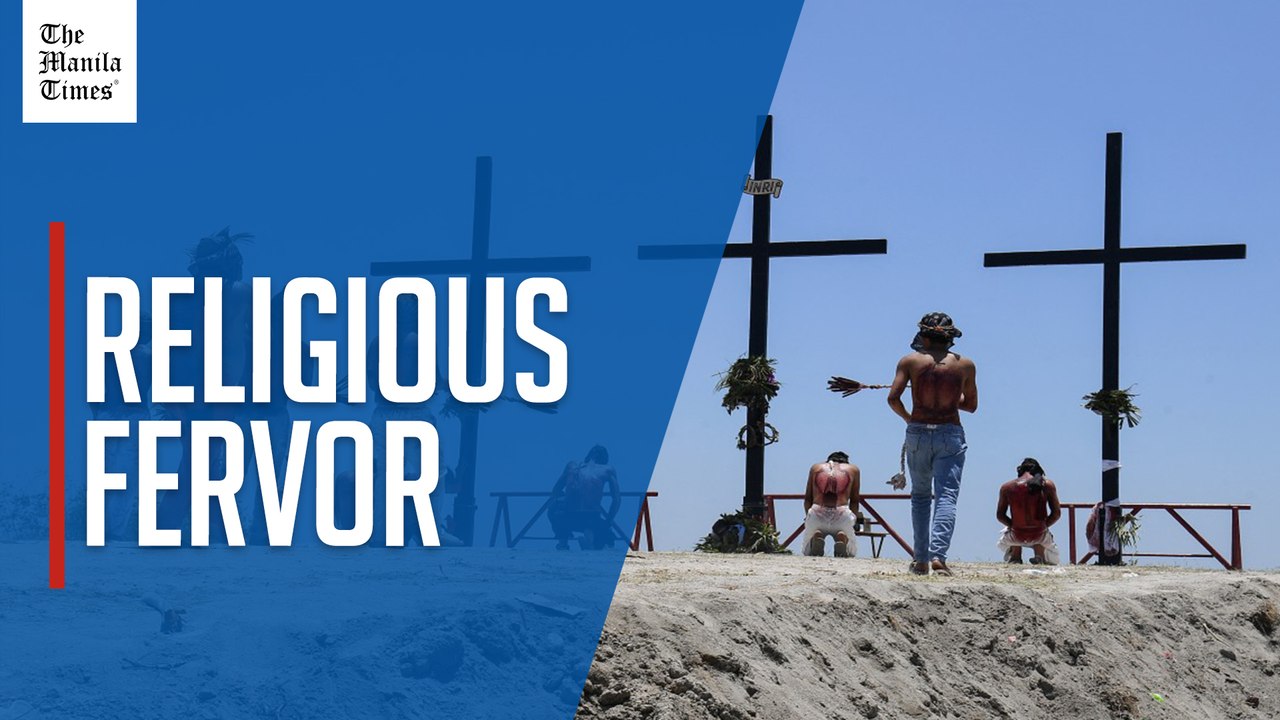 Painful crucifixion reenactment launches Easter celebrations in PH