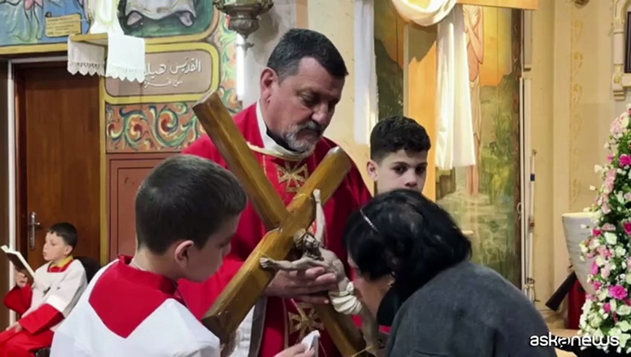 I cristiani di Gaza hanno celebrato i riti del Venerdì Santo