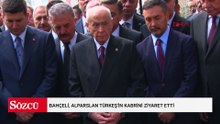 Bahçeli, Alparslan Türkeş'in kabrini ziyaret etti