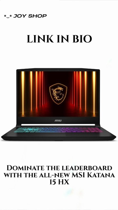 MSI Katana 15 HX Unboxing – Intel i9 Monster 🔥 #Unboxing #GamingLaptop #MSI #shorts #usa #canada