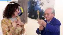 Nicoletta Braschi premiata con la Caveja d'oro. Il plauso del marito Roberto Benigni