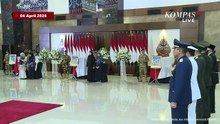 Didampingi SBY, Presiden Prabowo Pimpin Upacara Penghormatan 3 Prajurit TNI Gugur di Lebanon