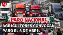 Agricultores y transportistas convocan paro el 6 de abril