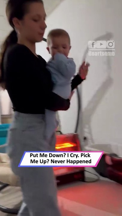 Baby Cries, Then Acts Innocent—Hilarious Tiny Drama Unfolds|| Heartsome 💖