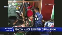 Terbaru! Jenazah Prajurit TNI Mayor Zulmi Tiba di Rumah Duka, Tangis Keluarga Pecah