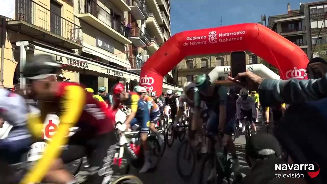 El GP Miguel Induráin, toda una fiesta del ciclismo en Estella
