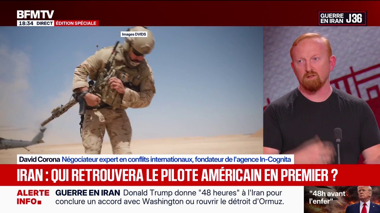 Pilote américain disparu en Iran: "On peut survivre environ trois semaines sans manger, et environ trois jours sans boire", explique David Corona, négociateur expert en conflits internationaux