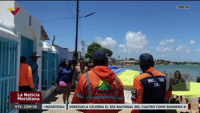 Temporadistas disfrutan en paz y alegría la Semana Santa 2026 en el estado Falcón