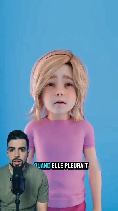 Elle avait des larmes brûlante