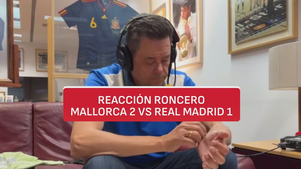Reacción de Roncero completa a la derrota del Real Madrid