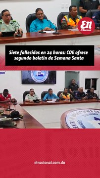COE reporta 7 fallecidos y 64 accidentes en segundo boletín de Semana Santa 2026
