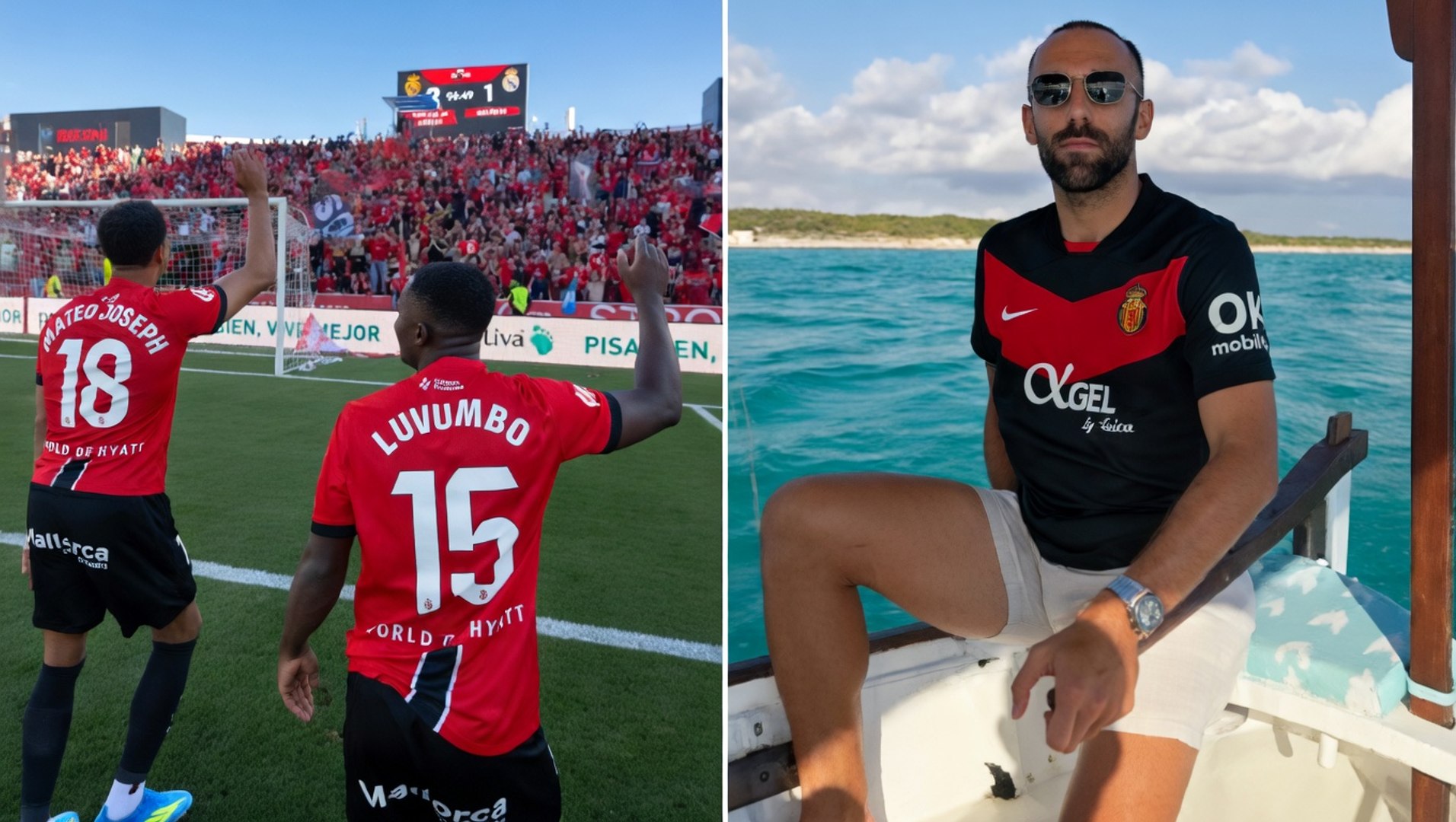El Mallorca tumba al Madrid y vacila con un mensaje de Muriqi en su barco