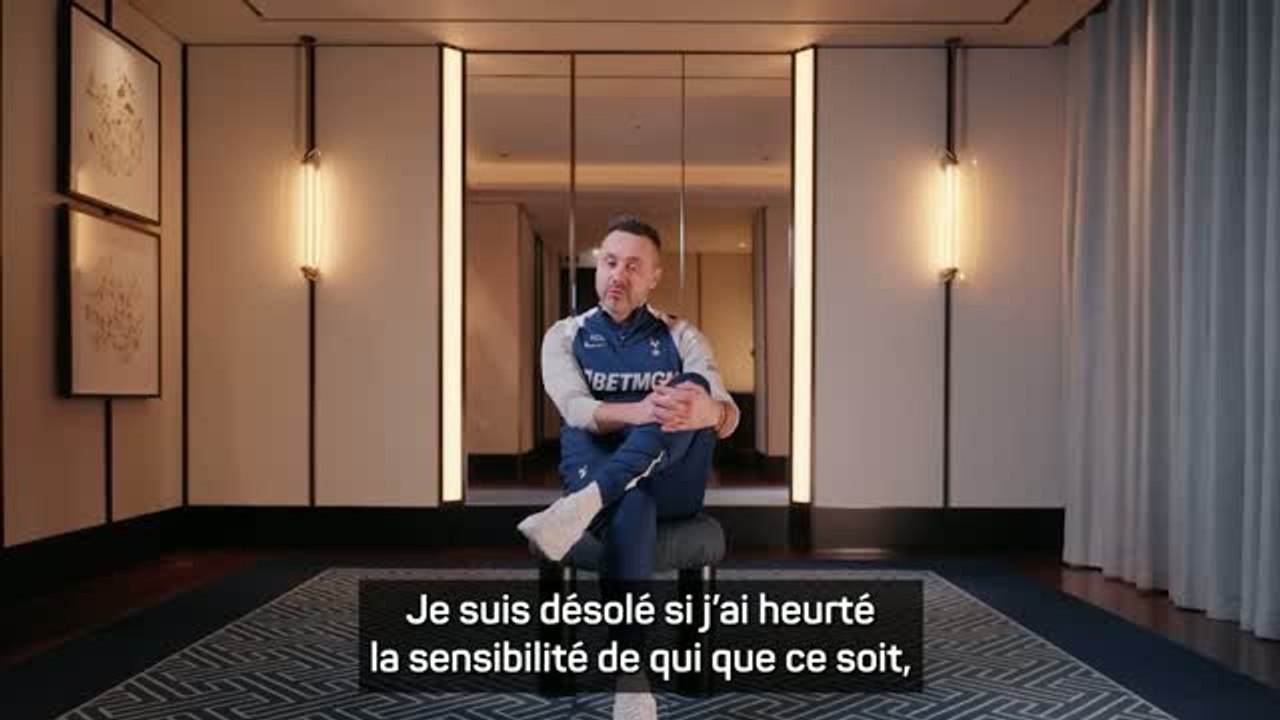 Tottenham - De Zerbi présente ses excuses pour ses propos sur Greenwood