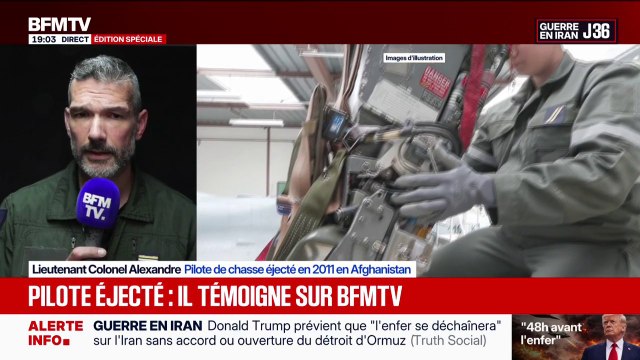 Tout bascule en quelques secondes : lieutenant colonel Alexandre, pilote de chasse éjecté en 2011 en Afghanistan, témoigne sur BFMTV