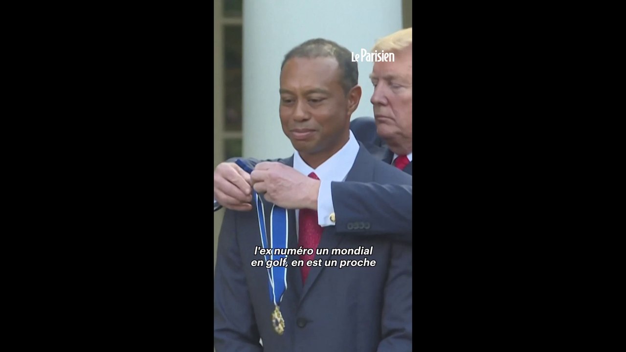 Arrêté après un accident, Tiger Woods appelle Trump