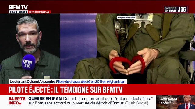 L'impact est relativement dur : lieutenant colonel Alexandre, pilote de chasse éjecté en 2011 en Afghanistan, témoigne sur BFMTV