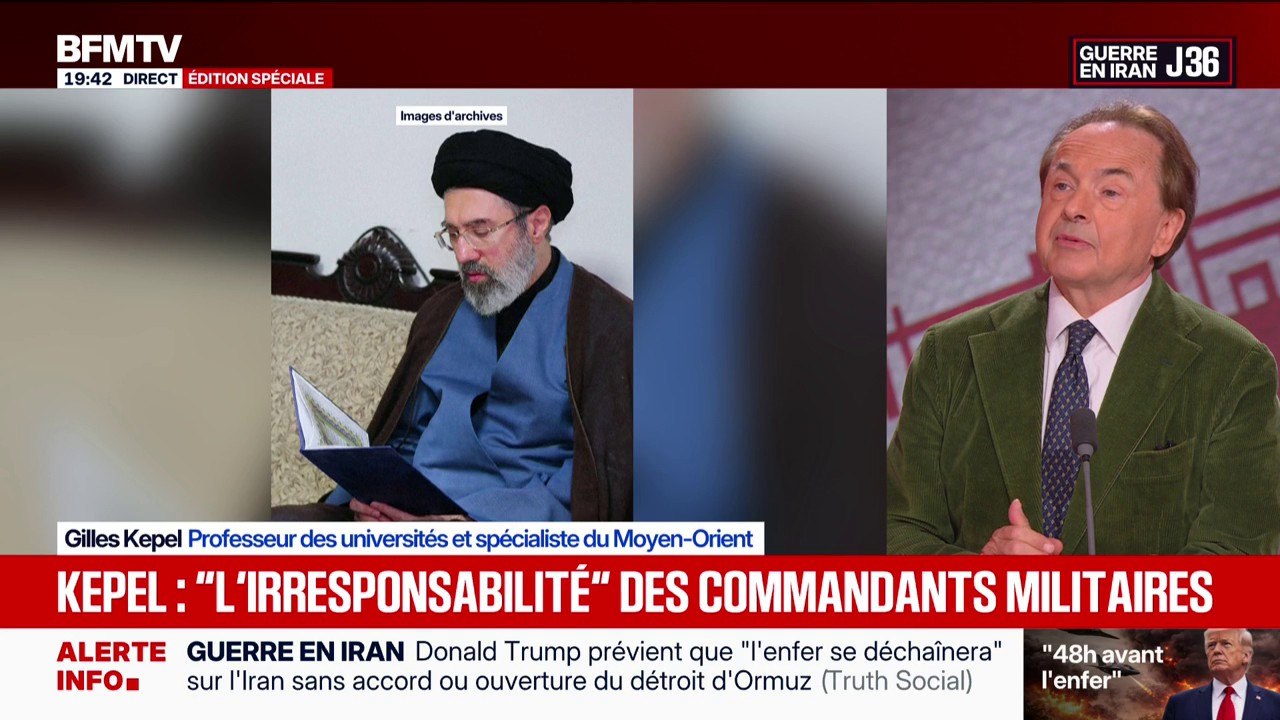 Pilote américain disparu en Iran: "S'il est utilisé comme un trophée, il sera montré" par le régime, explique Gilles Kepel, spécialiste du Moyen-Orient