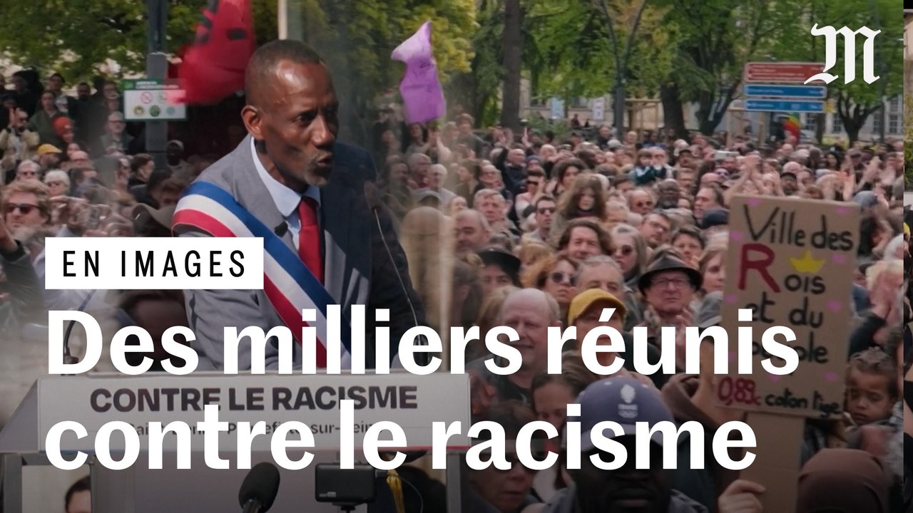 Des milliers de personnes réunies contre le racisme à Saint-Denis.