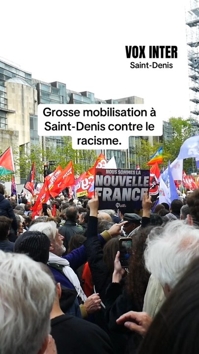 Grosse mobilisation à Saint-Denis contre le racisme.#ballybagayoko #bagayoko #saintdenis #municipal #mobilisation