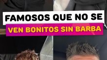 Famosos que no se ven bonitos sin barba