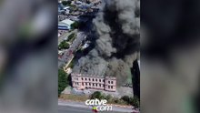 Incêndio atinge Instituto de Educação de Paranaguá