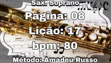 Página: 07 Lição: 17 - Sax. Soprano [80 bpm]