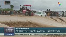 Afghanistan, death toll from rainfall rises to 61