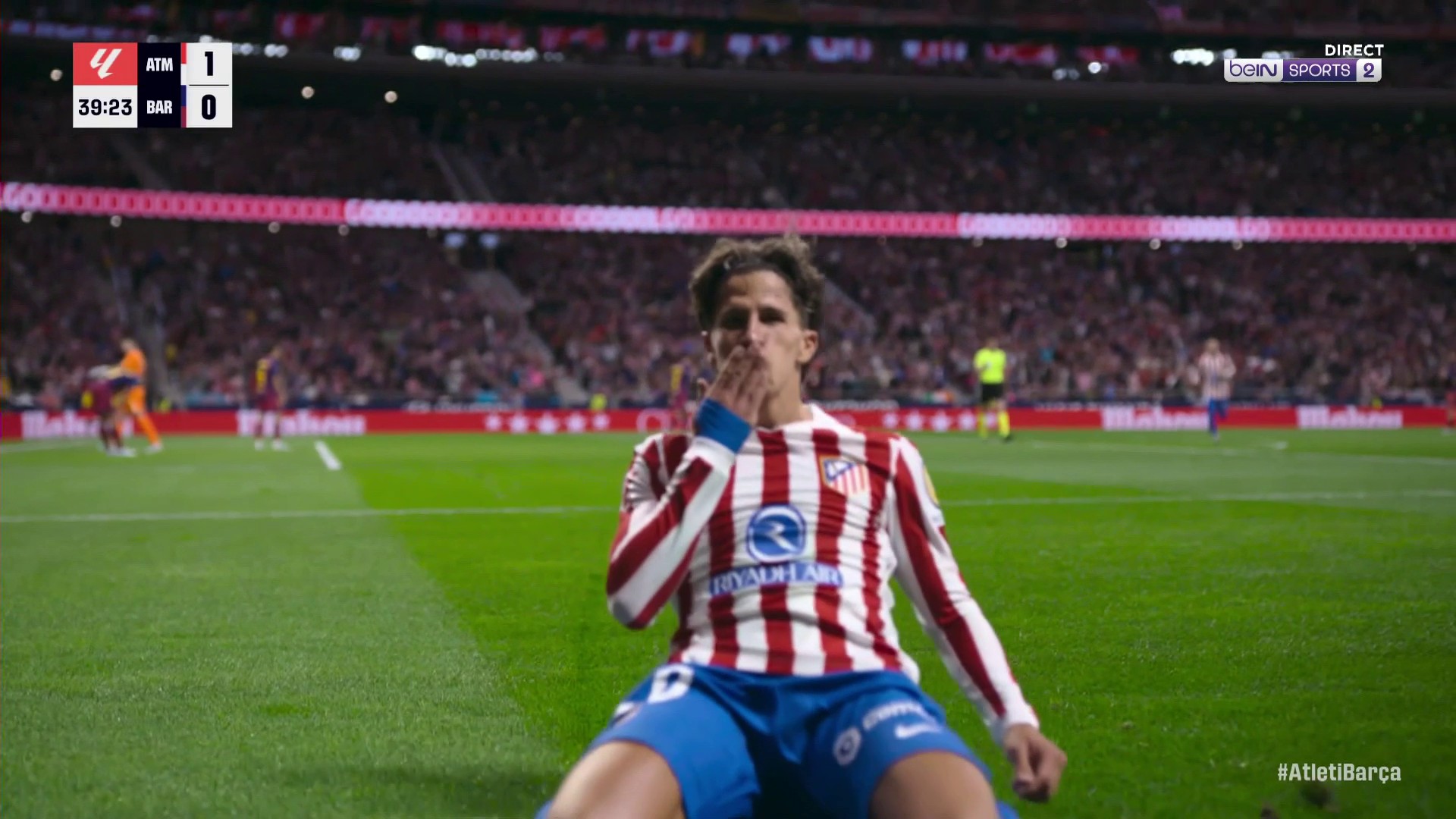 La Liga : Giuliano Simeone ouvre le score face au Barça !