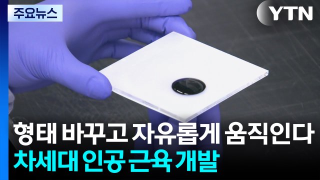 형태 바꾸고 자유롭게 움직인다 ...차세대 인공근육 개발 / YTN