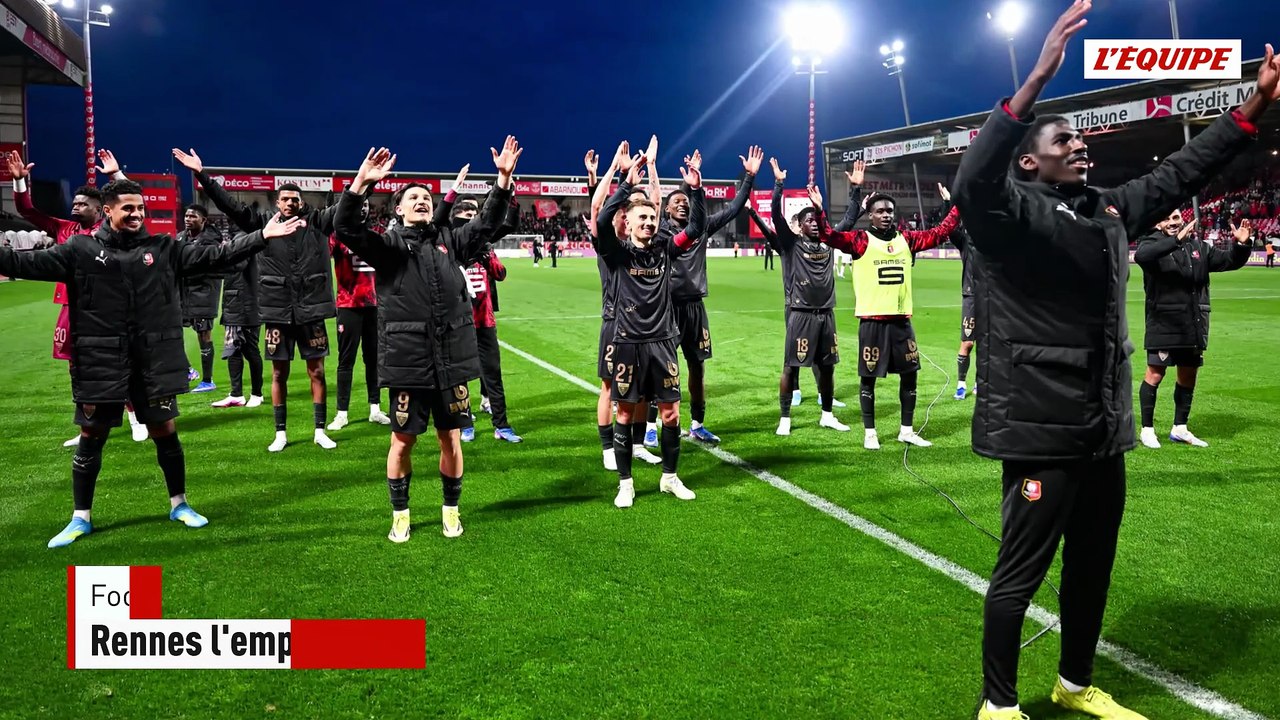 Rennes l'emporte face à Brest dans un derby breton spectaculaire - Foot - Ligue 1