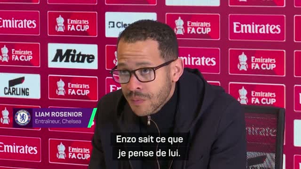 Chelsea - Rosenior : "Une très bonne relation avec Enzo Fernandez !"