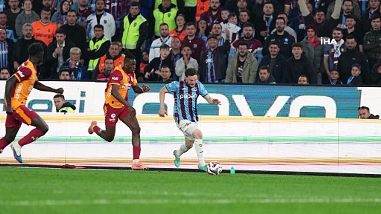 Trendyol Süper Lig: Trabzonspor: 2 - Galatasaray: 1 (Maç sonucu) | Ajansspor | IHA