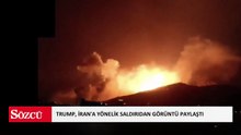 Trump, İran'a yönelik saldırıdan görüntü paylaştı!