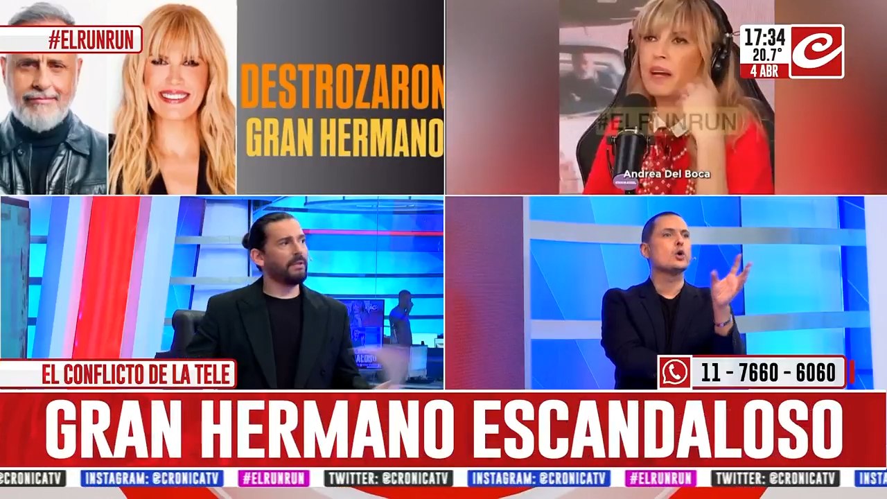 Jorge Rial y Viviana Canosa detrozaron Gran Her...