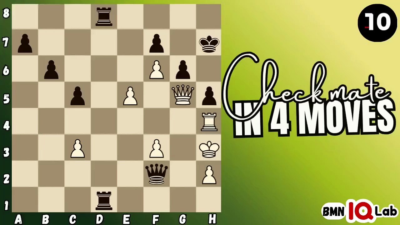 #MostPeopleFail ❌️😈 Can you checkmate in 4 moves? (P.36) (White to play)♟️