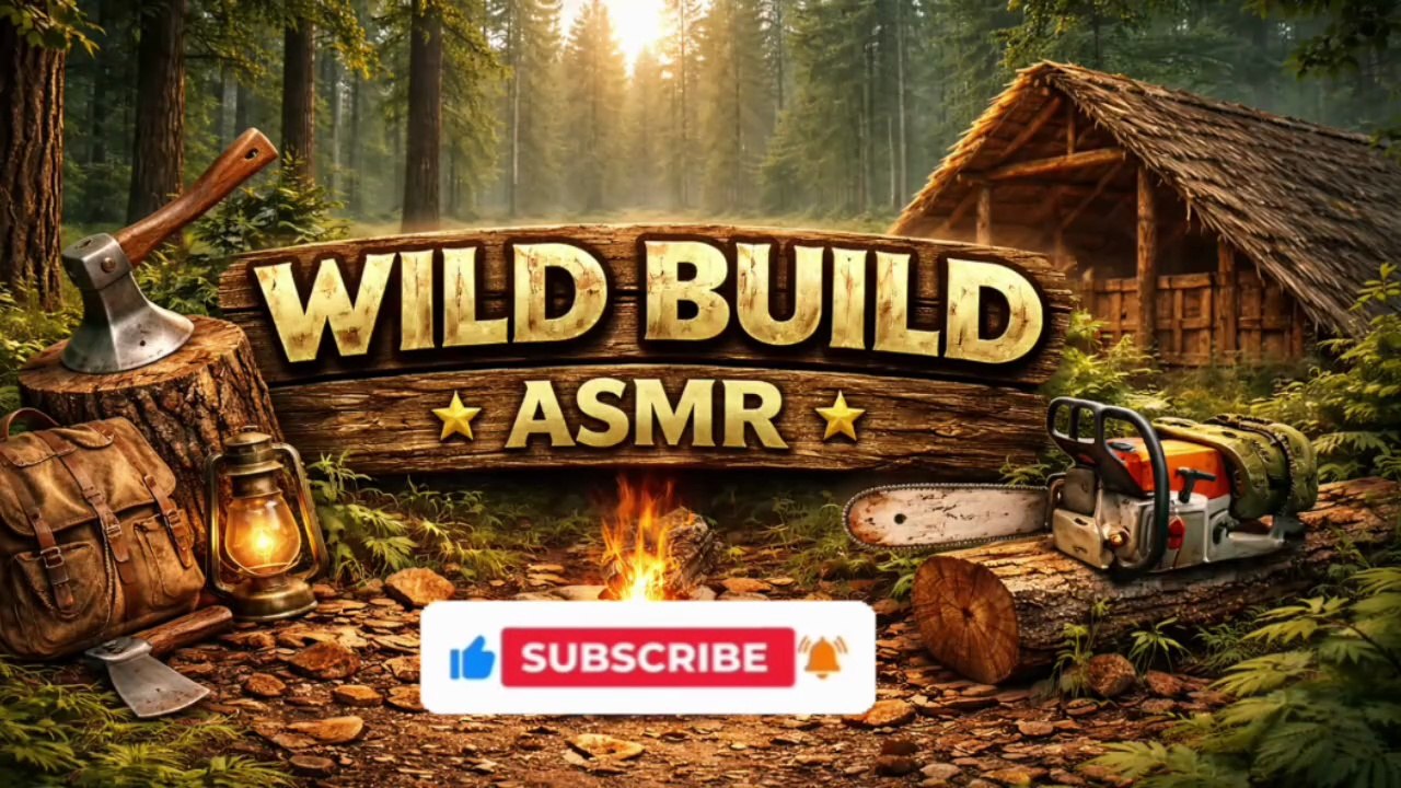 Traditional Bamboo Construction: Building a Bamboo House with a Natural Forest Pool