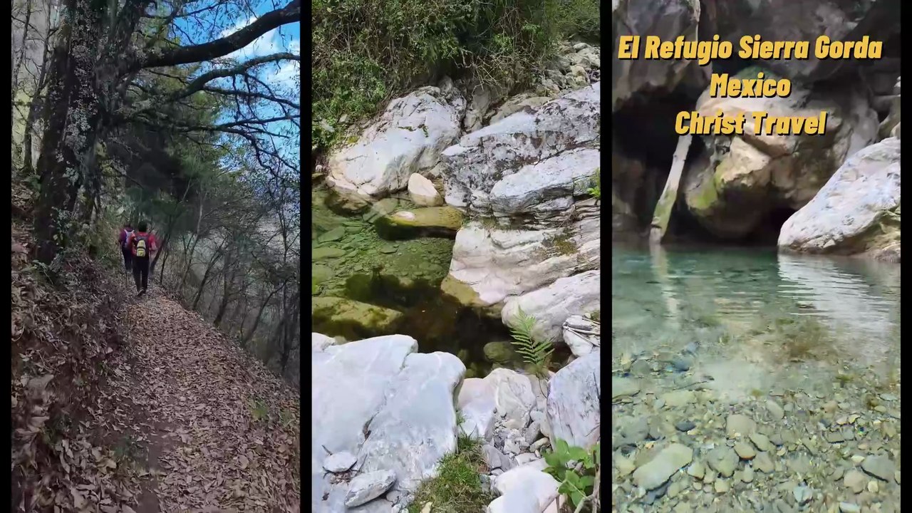 Camping  El Refugio Sierra Gorda in Mexico