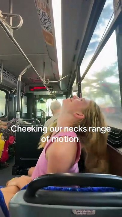 Female neck stretching 14