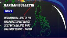 Metro Manila, rest of the Philippines to see cloudy skies with isolated rains on Easter Sunday — PAGASA