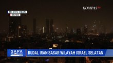 Rudal Iran Serang Tel Aviv dan Negev, Warga Israel Berhamburan ke Jalan