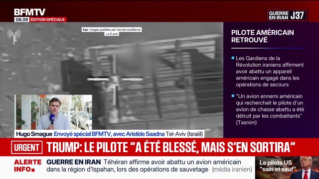 Pilote américain secouru: l'armée israélienne affirme ne pas avoir participé directement à l'opération de sauvetage
