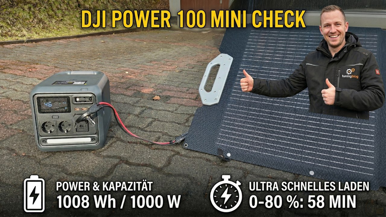 DJI Power 1000 Mini & IBCPOWER 200W: Solar-Kombi im Einsatz