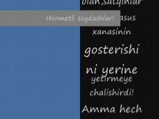 Aslan Xalidinin Space tv-de ki,Babek qalasi ile bagli musahi