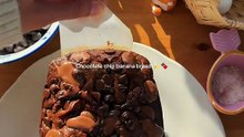 Choclate chip banana braed 😍✨♥️😋